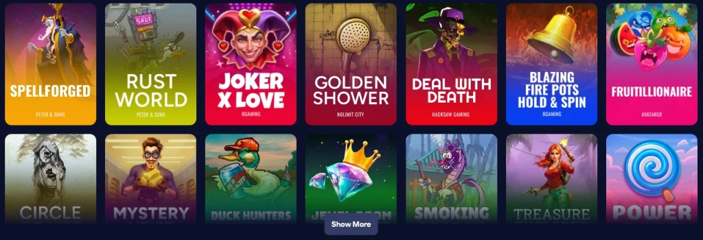 Vorschau der Affiliate-Landingpage für Spinathlon Casino
